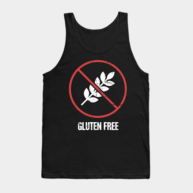 Funny Gluten Free Celiac Disease Tank Top by MeatMan